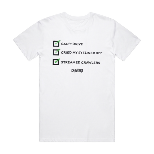 White Checklist T-Shirt