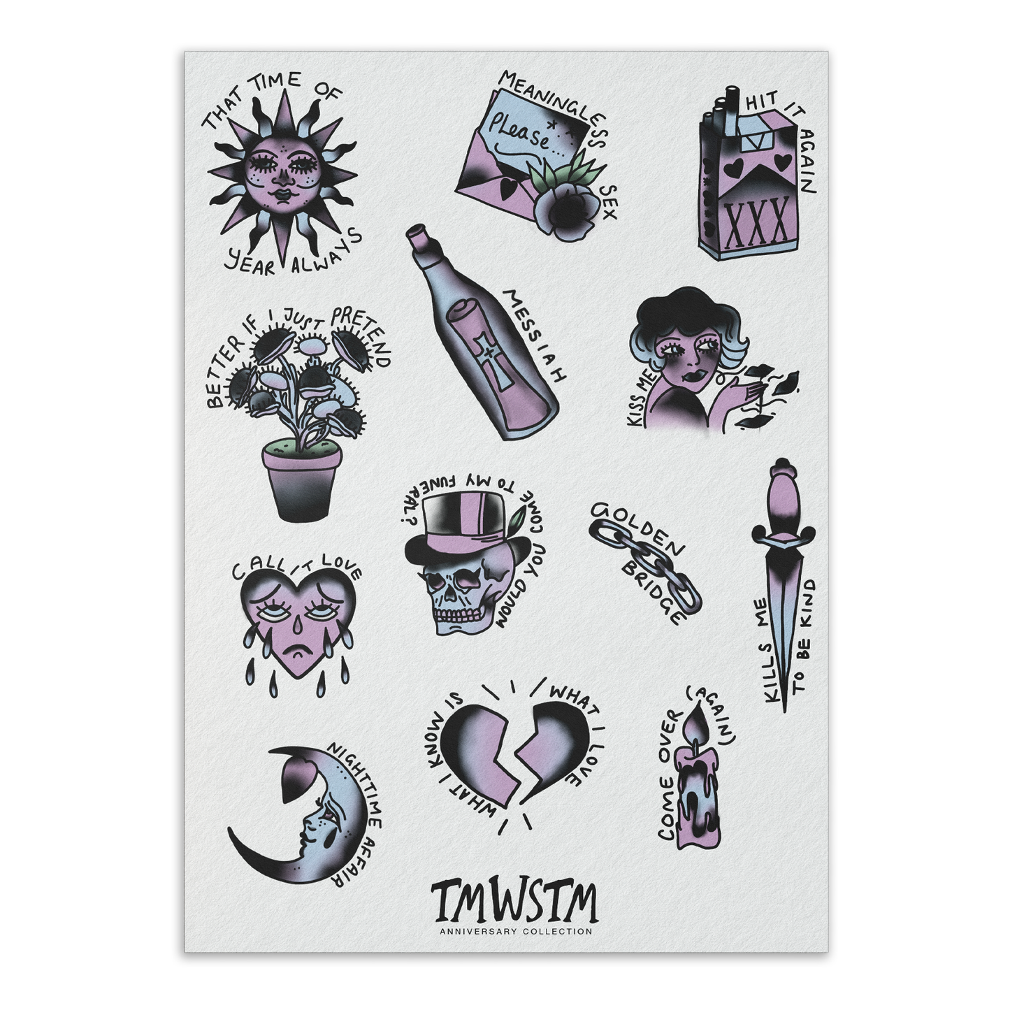 Tattoo Flash Card