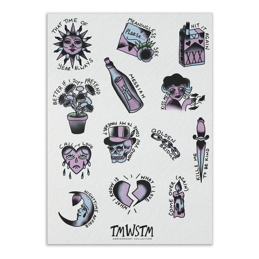 Tattoo Flash Card